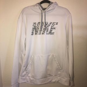 Nike White Therma Fit Hoodie Jacket